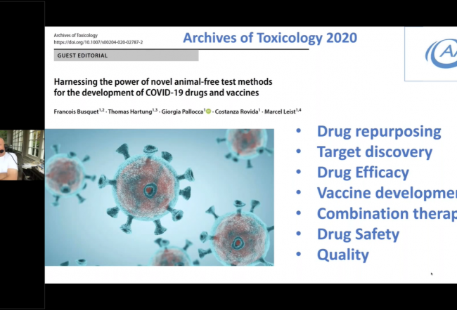 The power of novel animal‑free test methods for the development of COVID‑19 drugs and vaccines